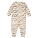 TRAIN printed zip bodysuit