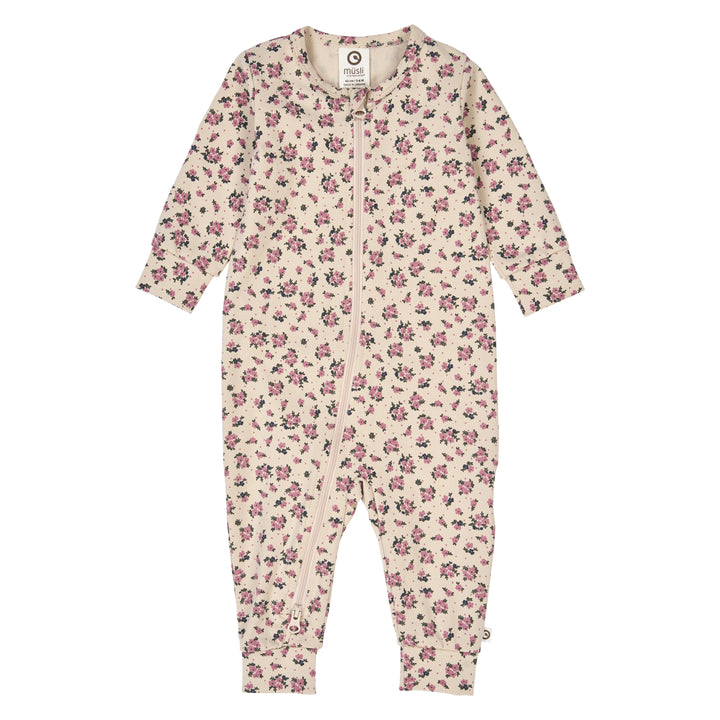 ZINNA floral printed zip bodysuit
