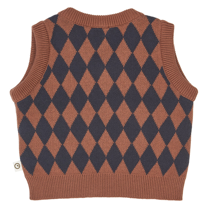 HARLEQUIN KNIT vest
