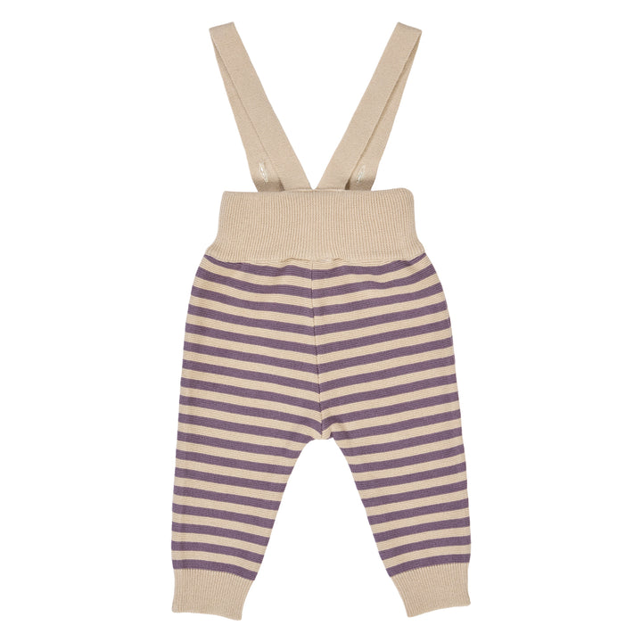 KNIT STRIPE overalls