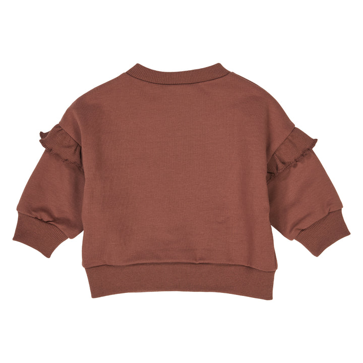 COZY ME frill sweatshirt