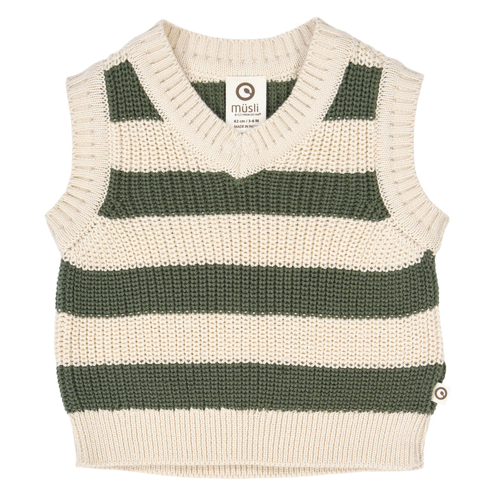 KNIT STRIPE vest