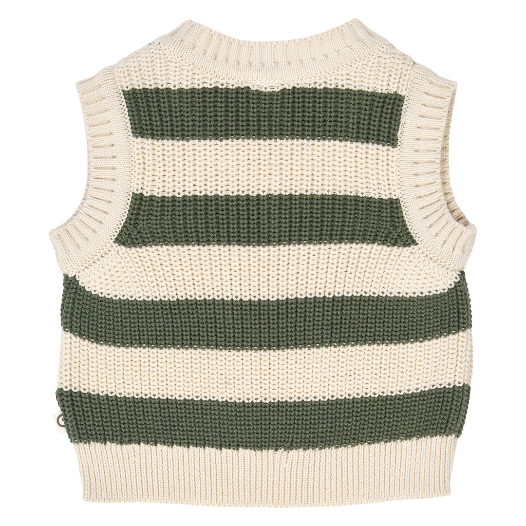 KNIT STRIPE vest