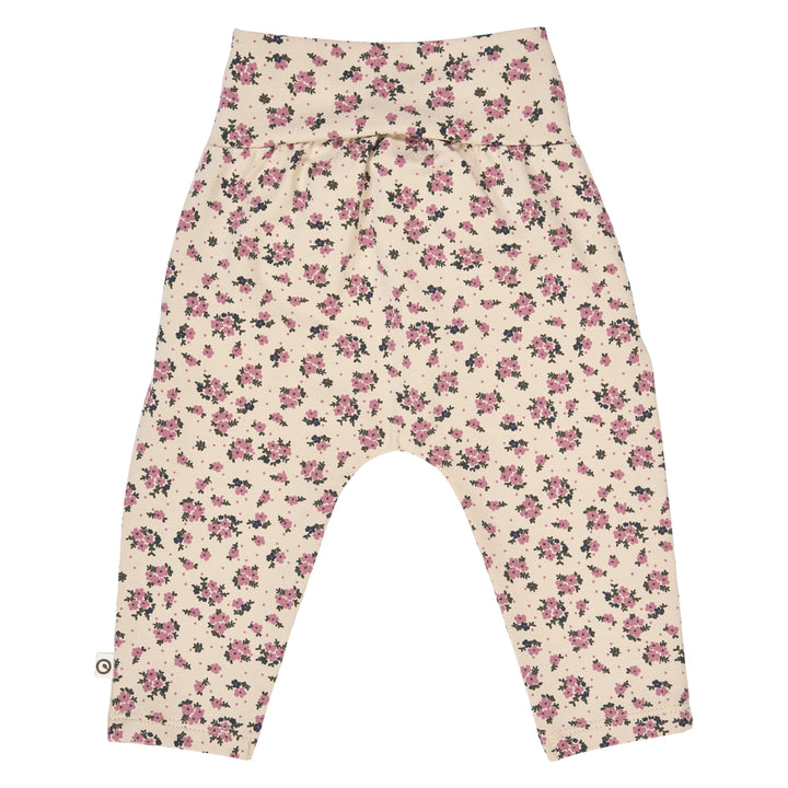 ZINNA floral printed pants with a bow