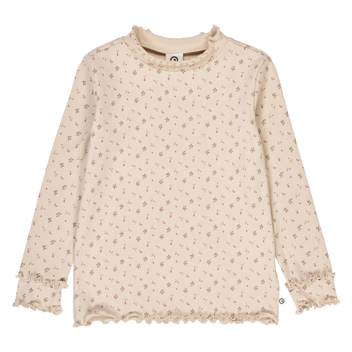 ASTER rib frill collar top