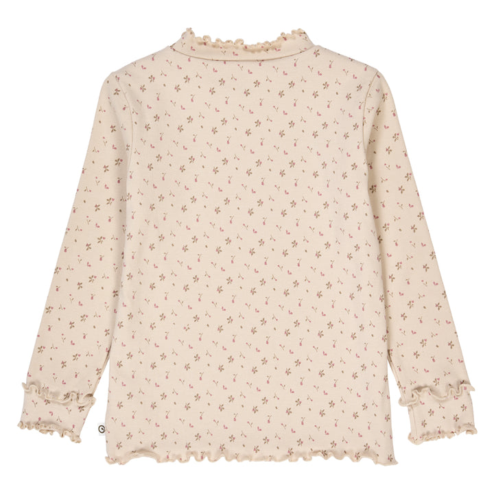 ASTER rib frill collar top