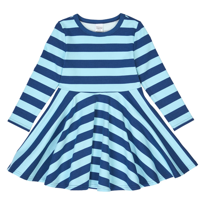 STRIPE sweat swing dress