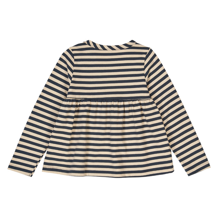 STRIPE peplum top
