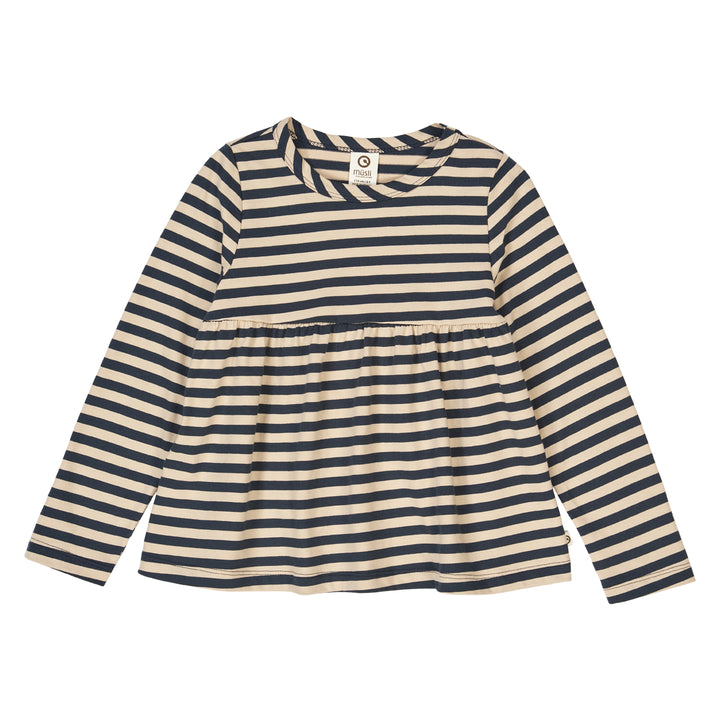 STRIPE peplum top