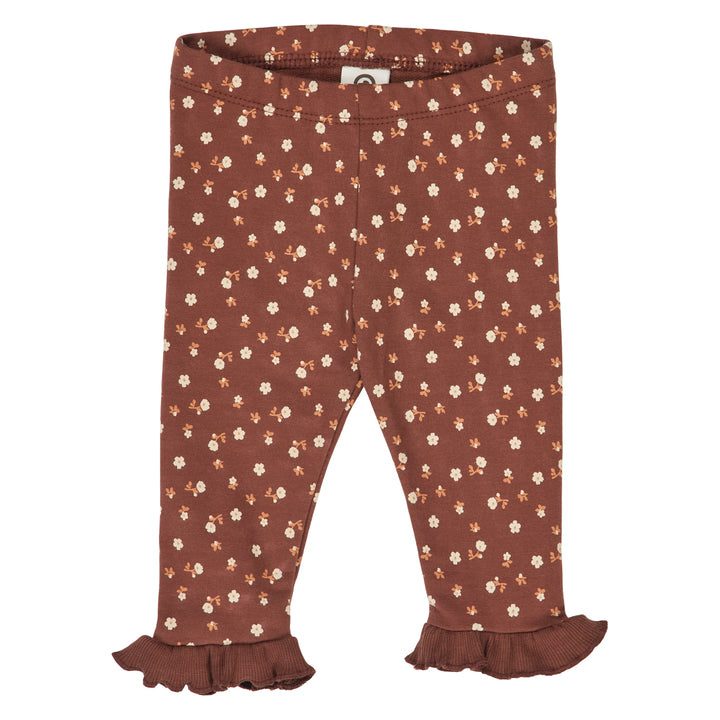 CEDAR floral printed frill pants