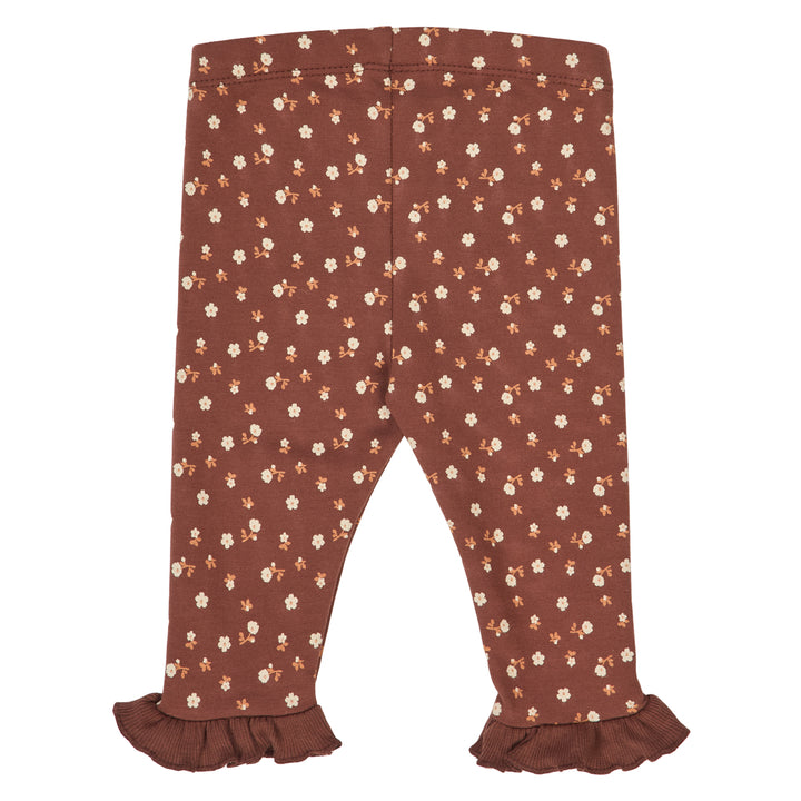 CEDAR floral printed frill pants