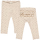 ASTER rib frill leggings