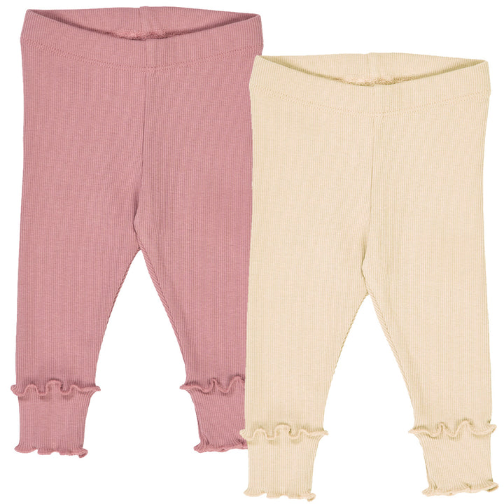 COZY ME RIB deco leggings 2-pak