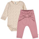 ASTER rib body & pants set