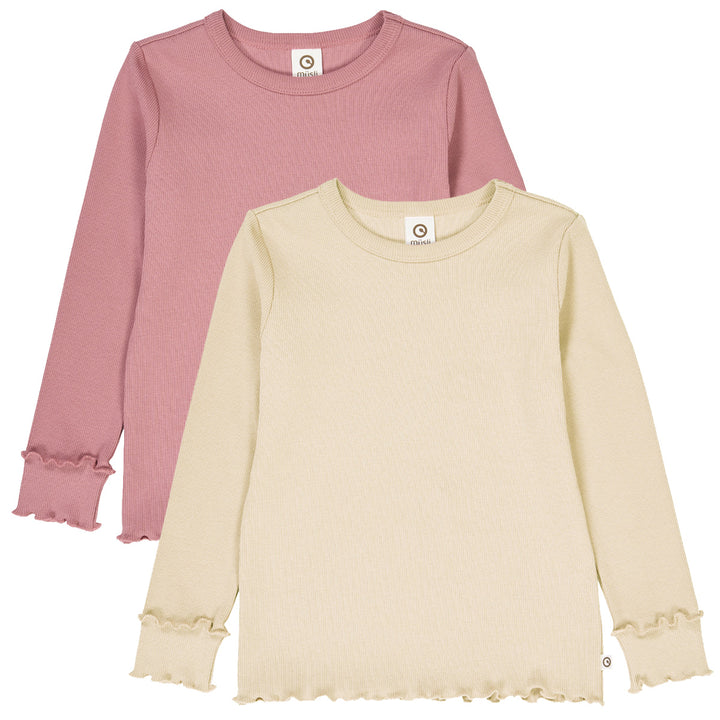 COZY ME RIB deco top 2-pack