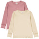 COZY ME RIB deco top 2-pack