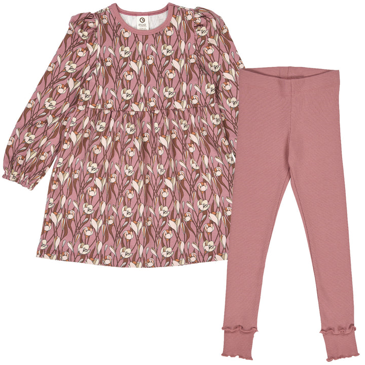 AUTUMN dress & leggings set