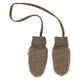WOOLLY mittens in merino wool fleece
