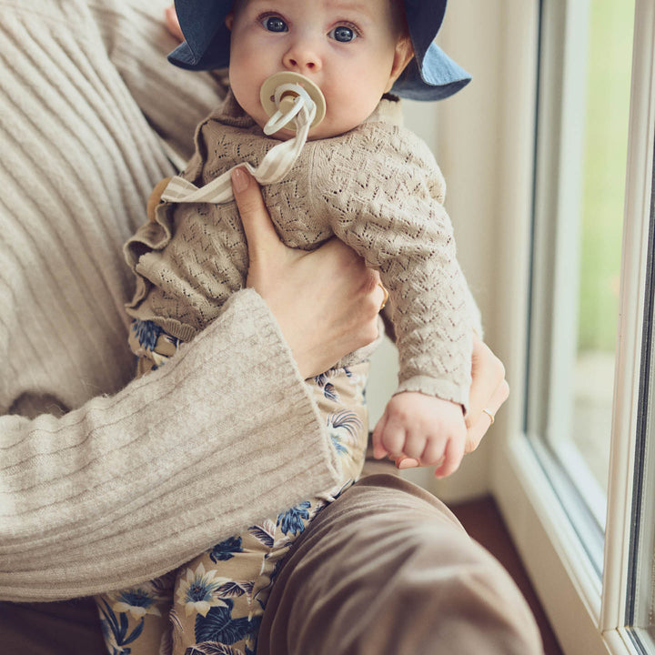 LILY printed pants with a bow