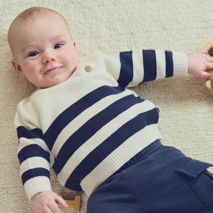 KNIT stripe sweater