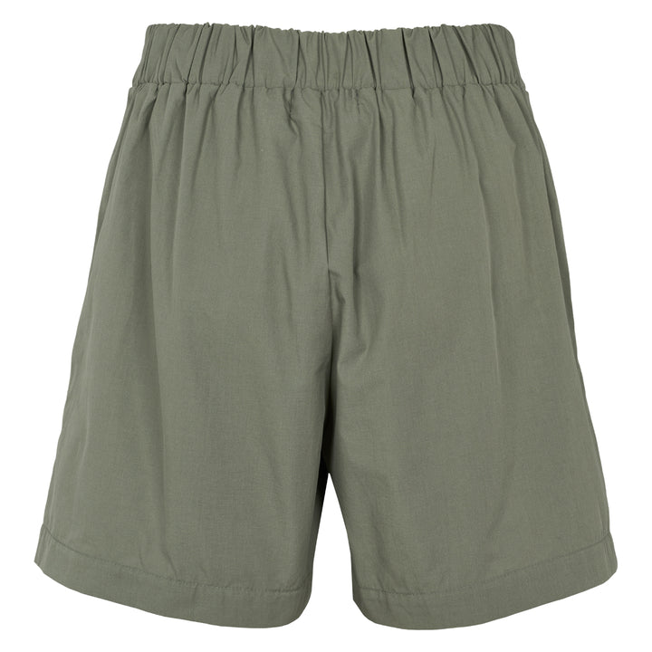 POPLIN pleat shorts