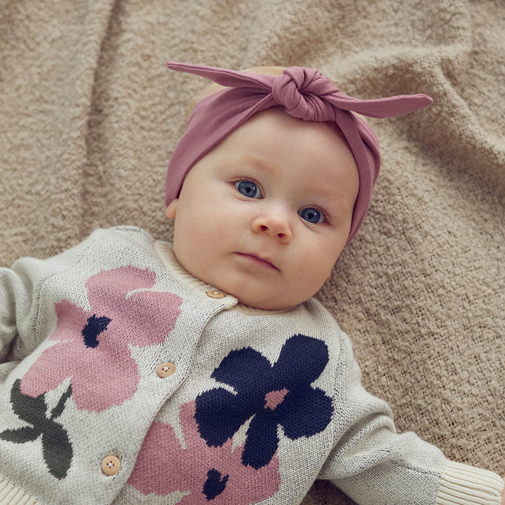 ZINNA floral knit cardigan