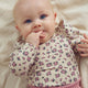 ZINNA floral printet puff sleeve body