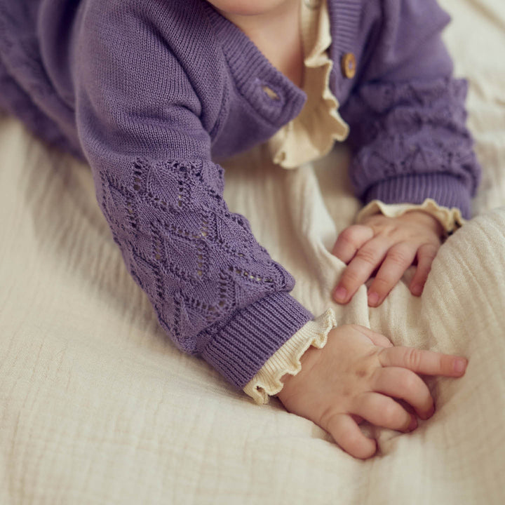 KNIT LEAF cardigan