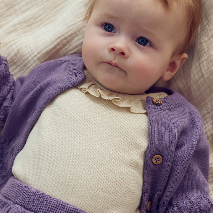 COZY ME RIB frill collar body