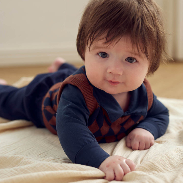 HARLEQUIN KNIT vest