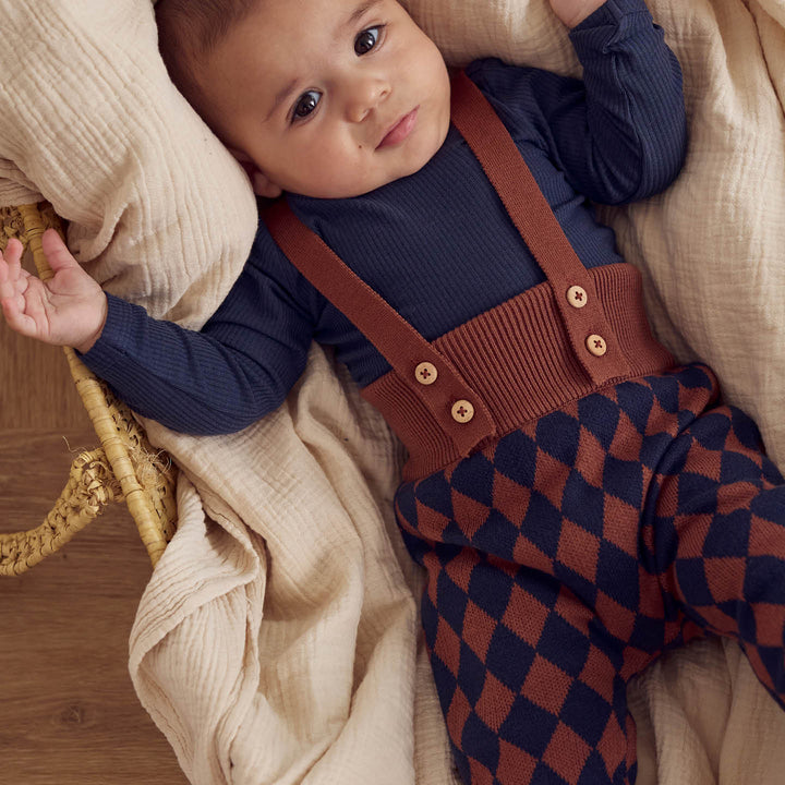 HARLEQUIN KNIT overalls