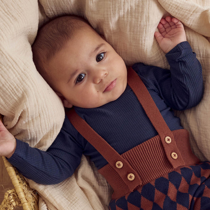 HARLEQUIN KNIT overalls