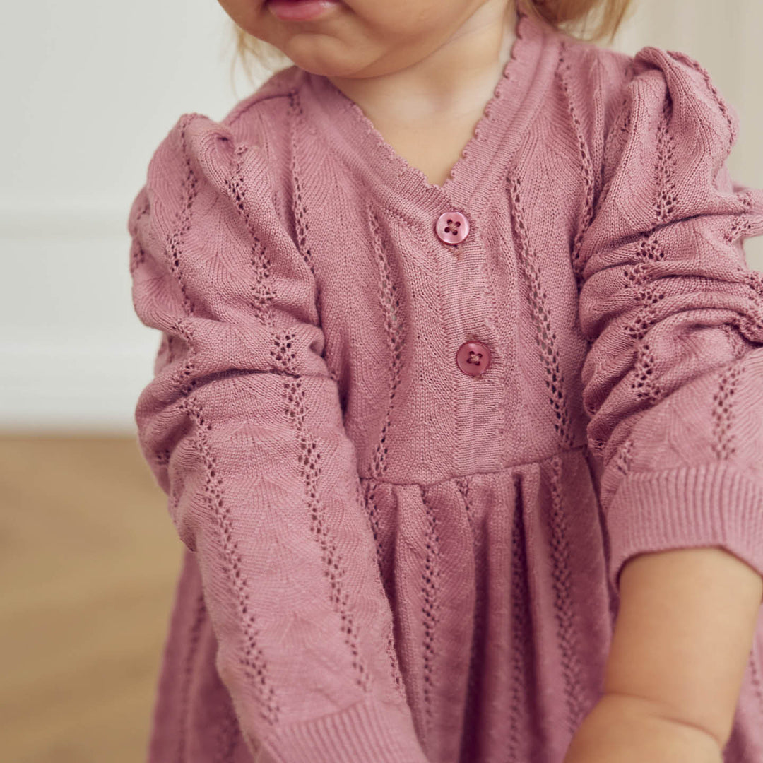 POINTELLE KNIT dress