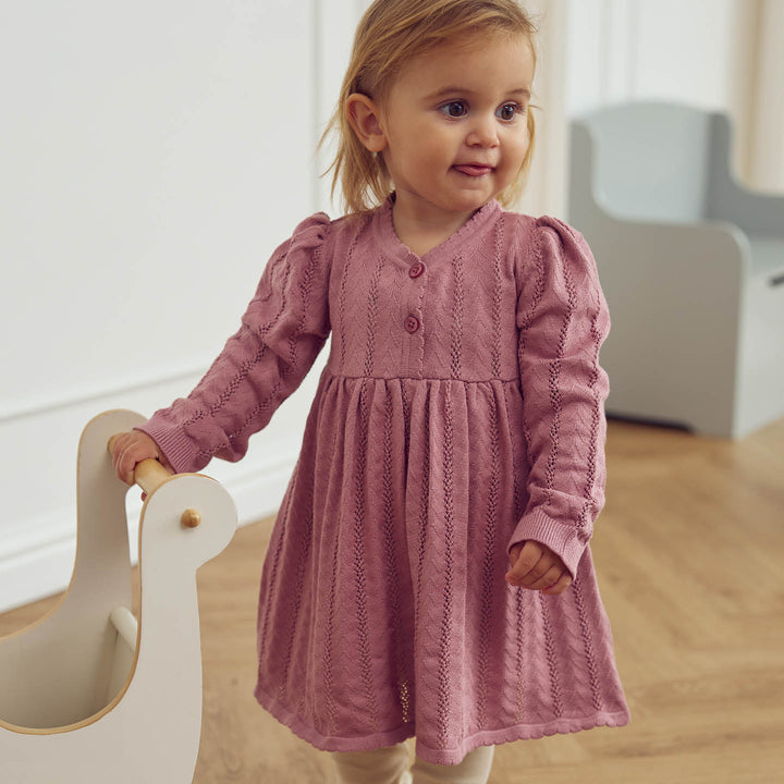 POINTELLE KNIT dress