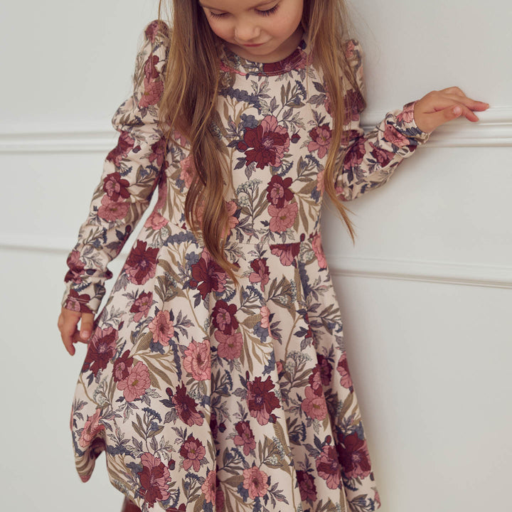 BLISS floral printed swing dress