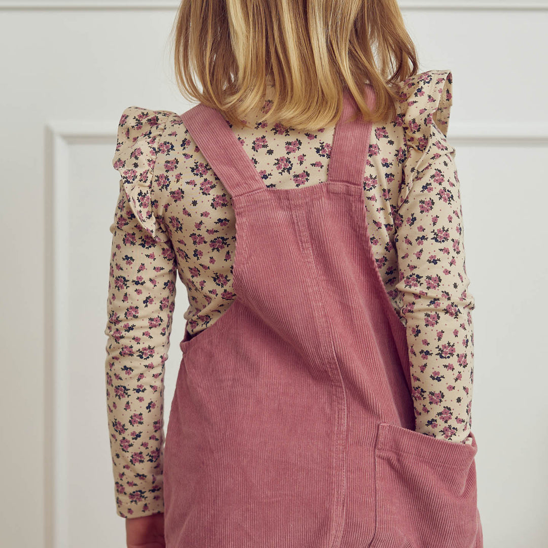 ZINNA floral printed frill top