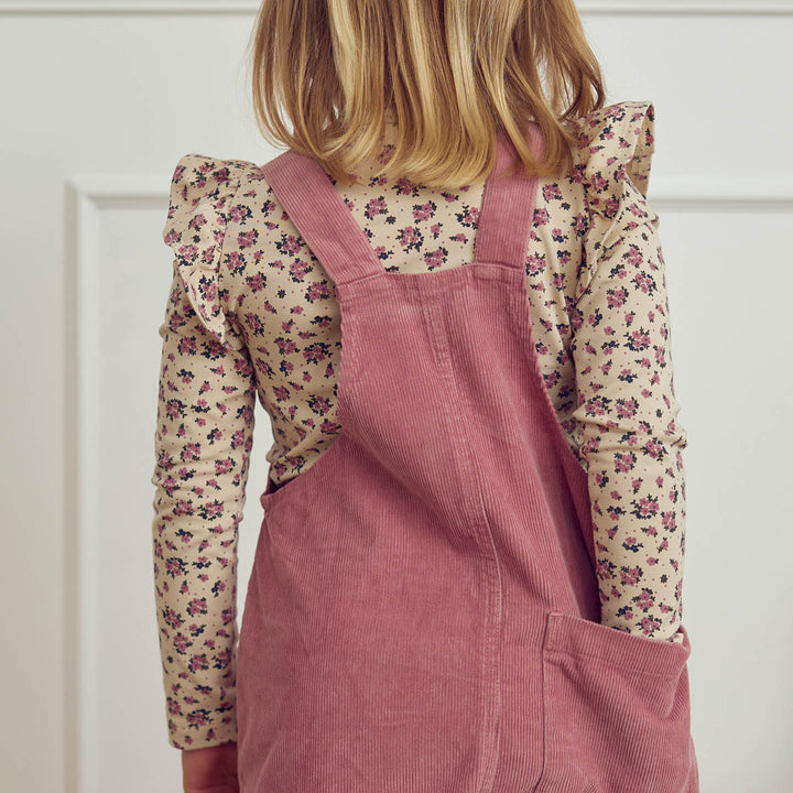 ZINNA floral printed frill top