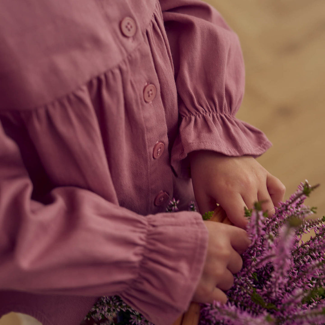 TWILL frill shirt