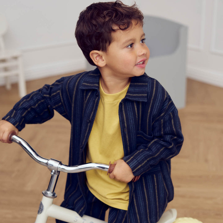 WOVEN STRIPE shirt