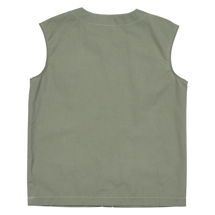 POPLIN button vest