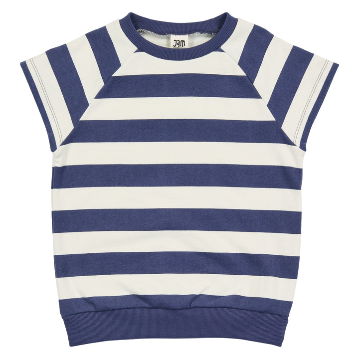 STRIPE sweat T-shirt