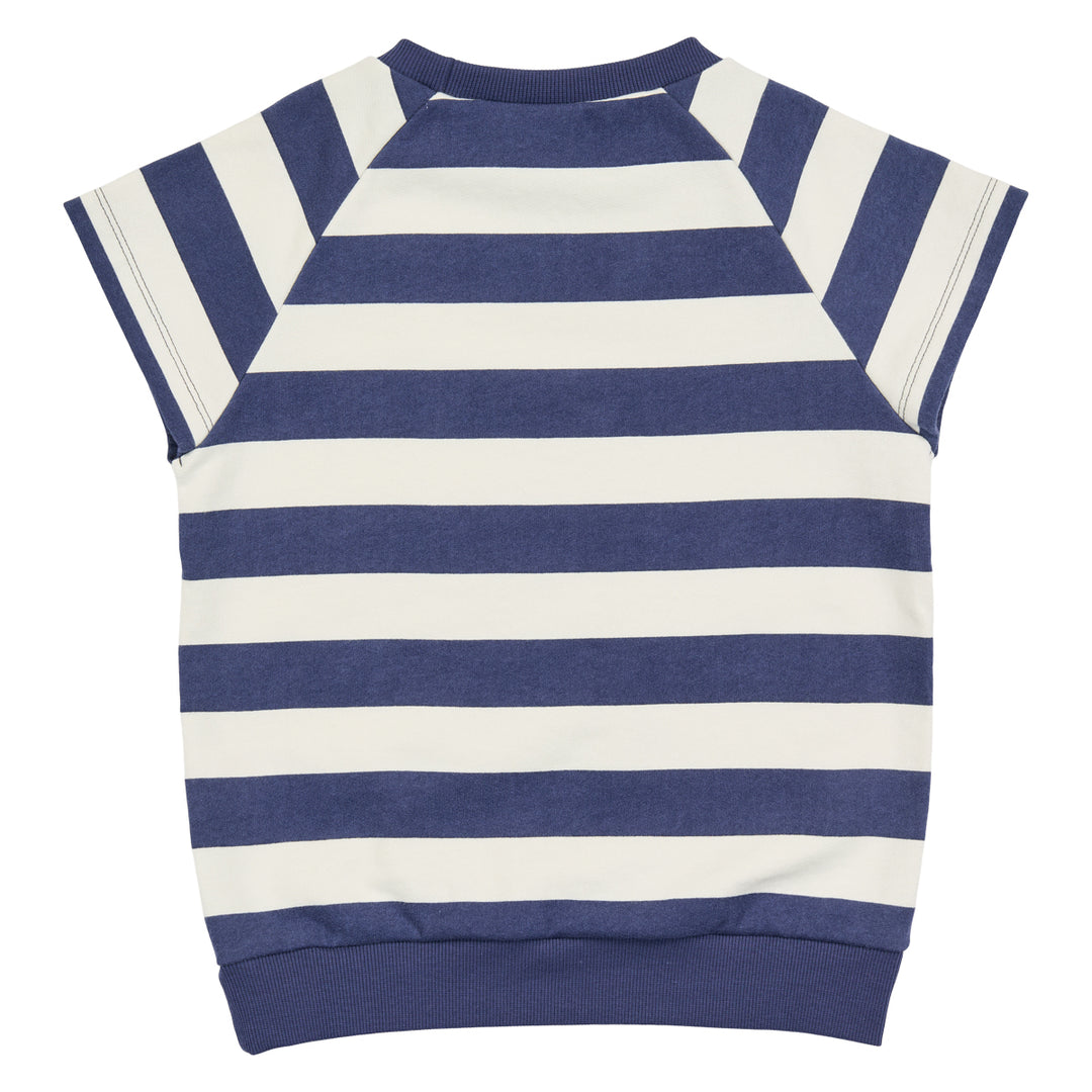 STRIPE sweat T-shirt