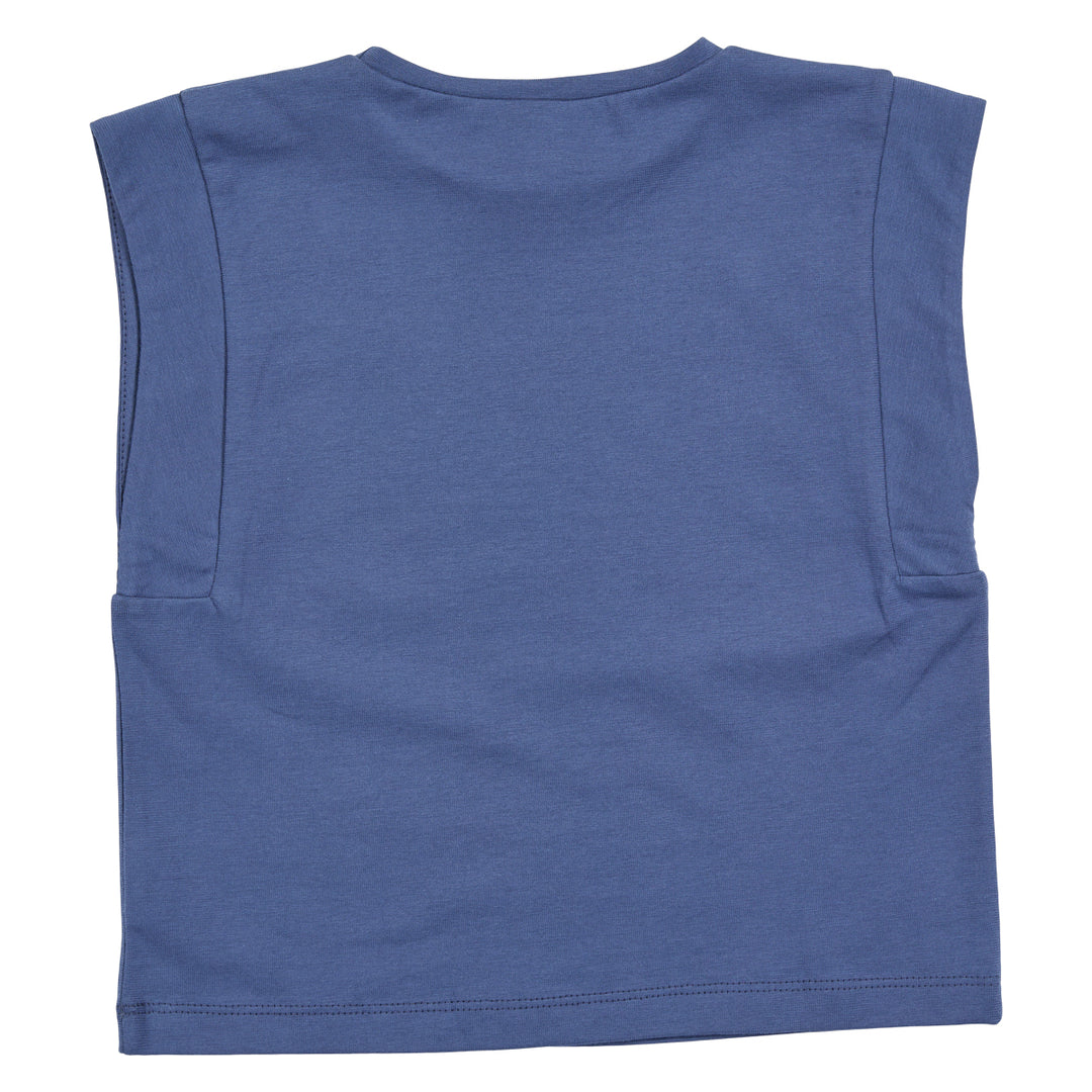 SINGLE JERSEY sleeveless top