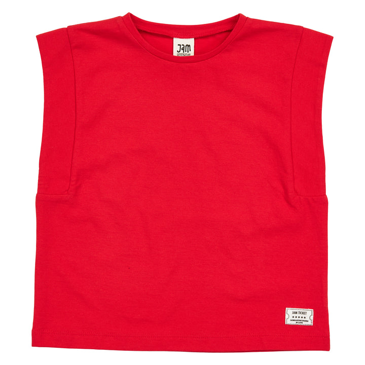 SINGLE JERSEY sleeveless top