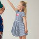 STRIPE whale dress
