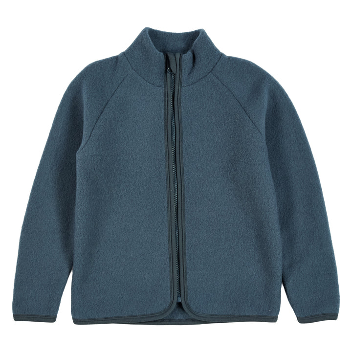 WOOL jacket in merino wool fleece