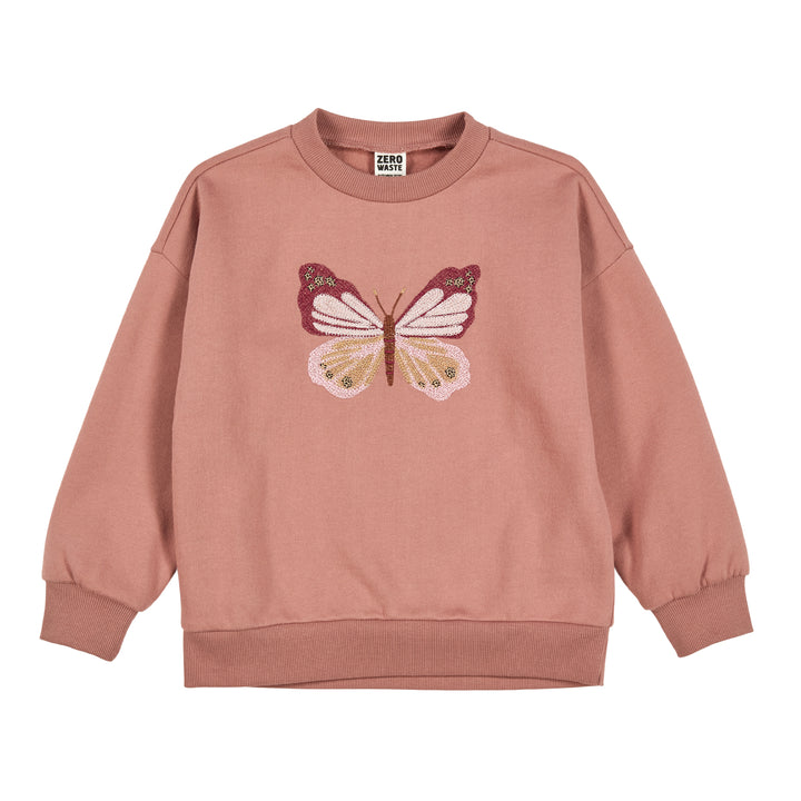 SWEAT shirt with a butterfly