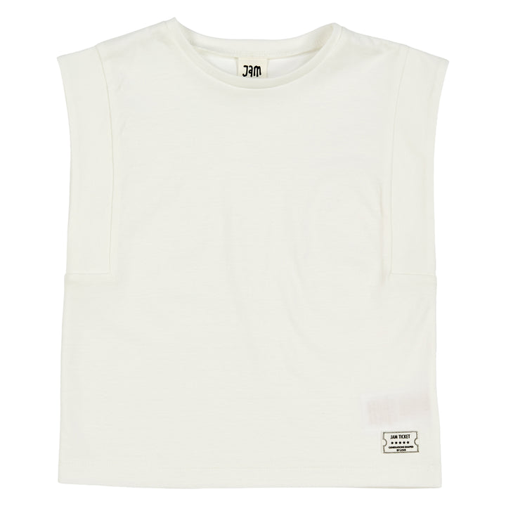 SINGLE JERSEY sleeveless top