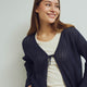 KNIT tie cardigan