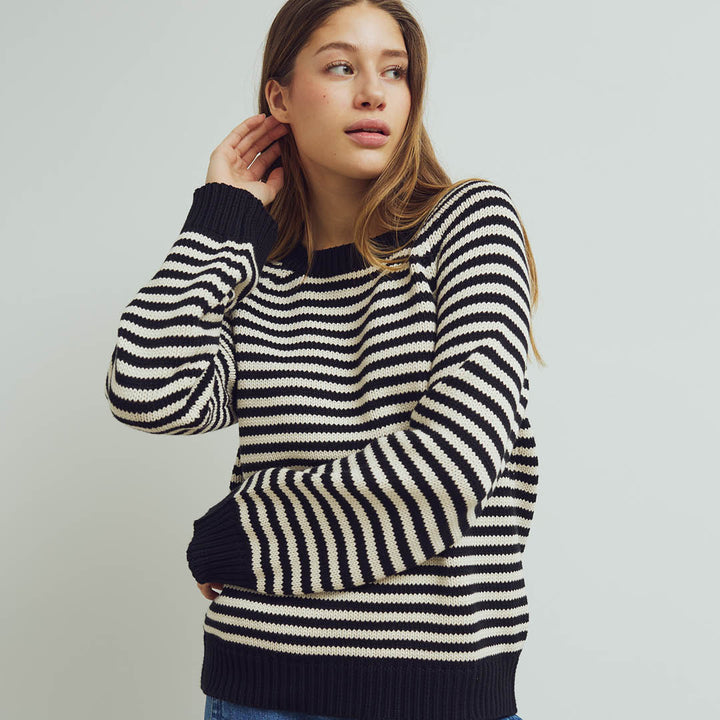 STRIPE KNIT sweater